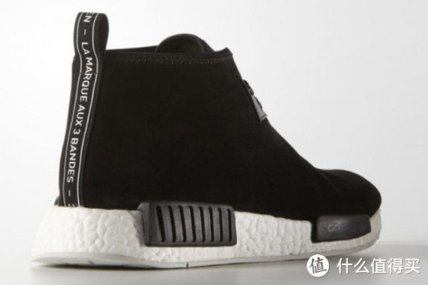 跨界麂皮款： adidas 阿迪达斯 推出 NMD Mid Suede Sample 运动鞋