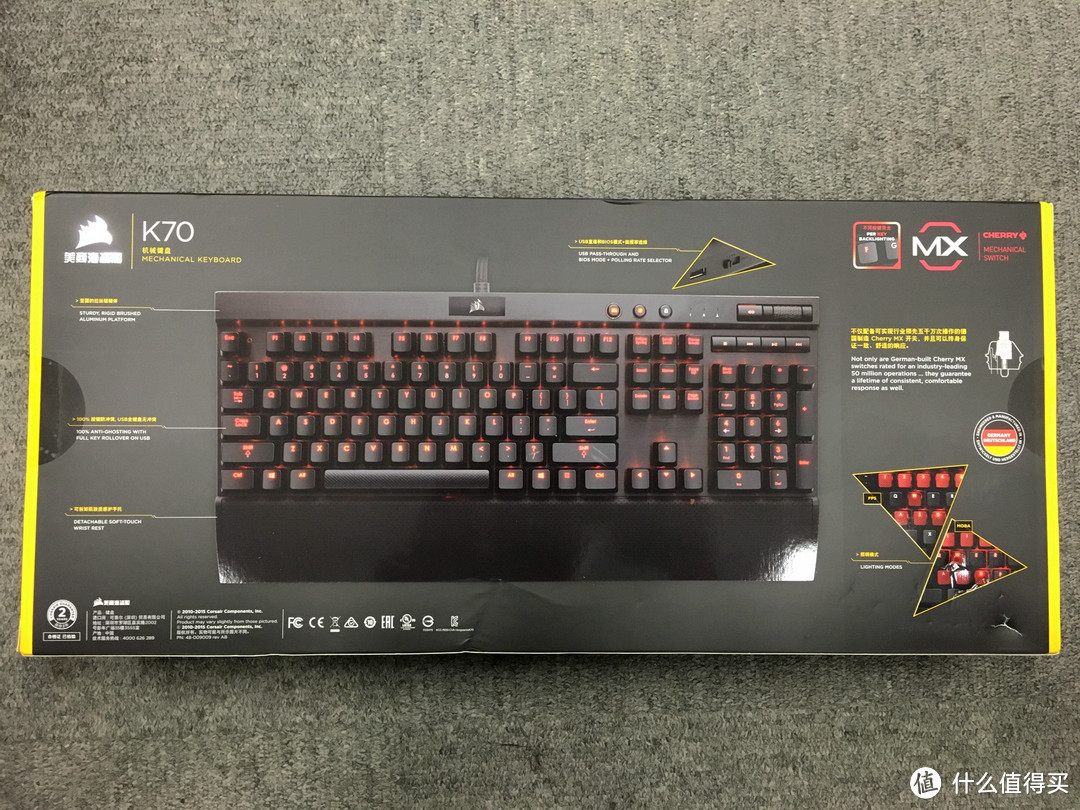 轴之选—Corsair Gaming 海盗船 系列 K70 机械游戏键盘 购买之路