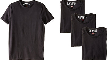 Levi's 李维斯 100 Series Knit 圆领T恤（4件装）简单开箱