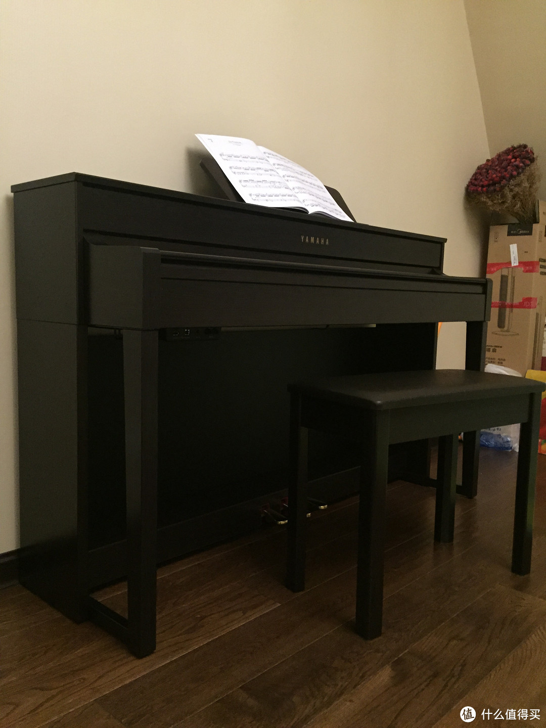 YAMAHA电钢琴 [CLAVINOVA系列] CLP-535开箱