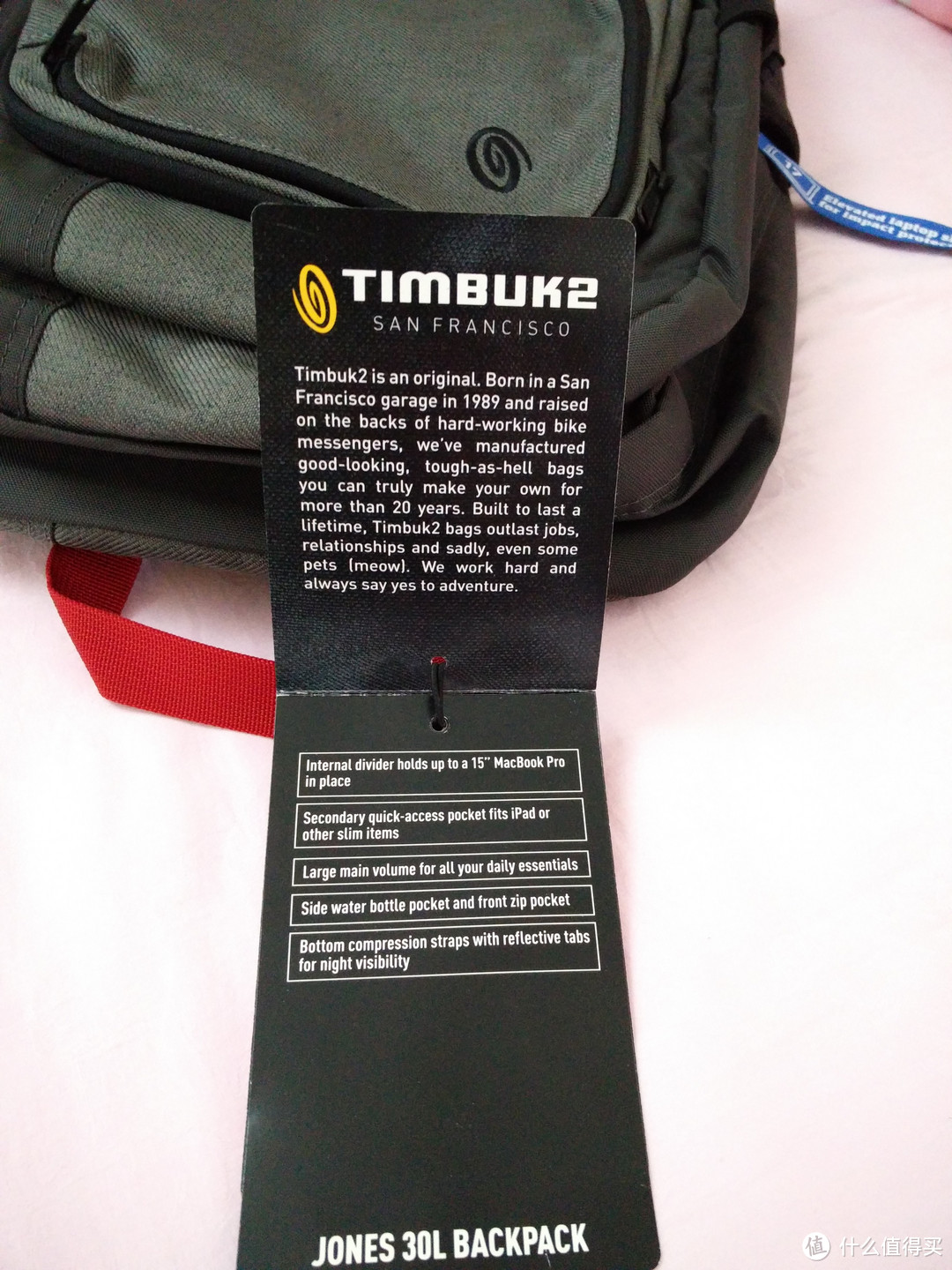 Timbuk2 天霸 Jones Backpack开包体验