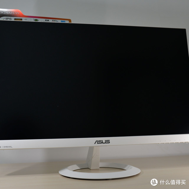 #本站首晒# ASUS 华硕 VX24AH-W 23.8寸 高清2K IPS显示器 开箱