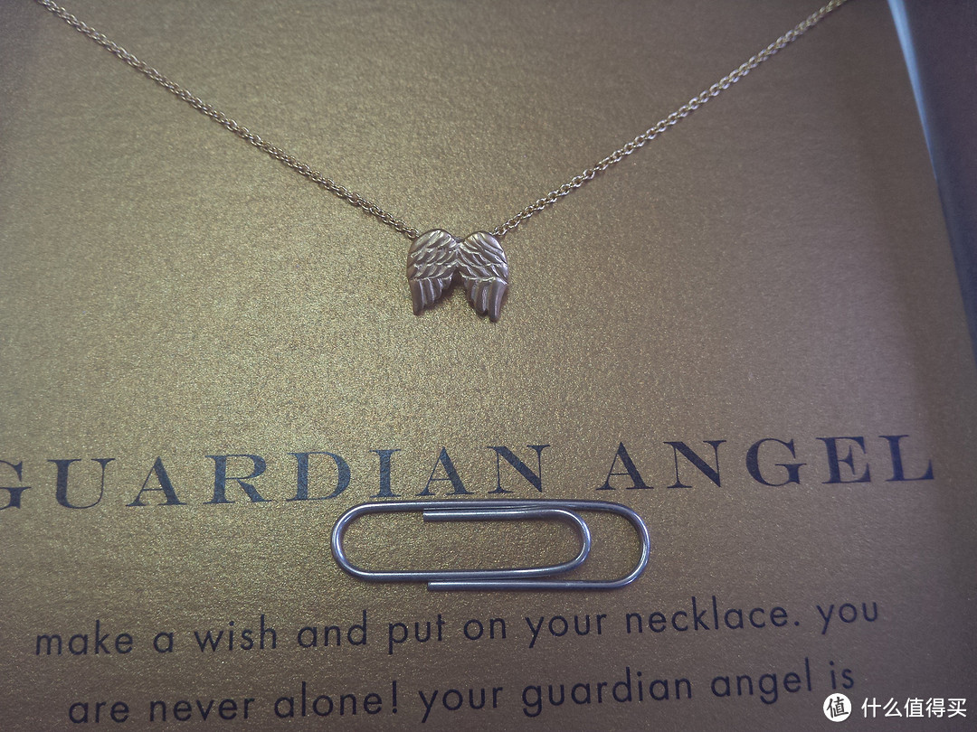 项链开箱：DOGEARED Reminders Guardian Angel Wing天使之翼