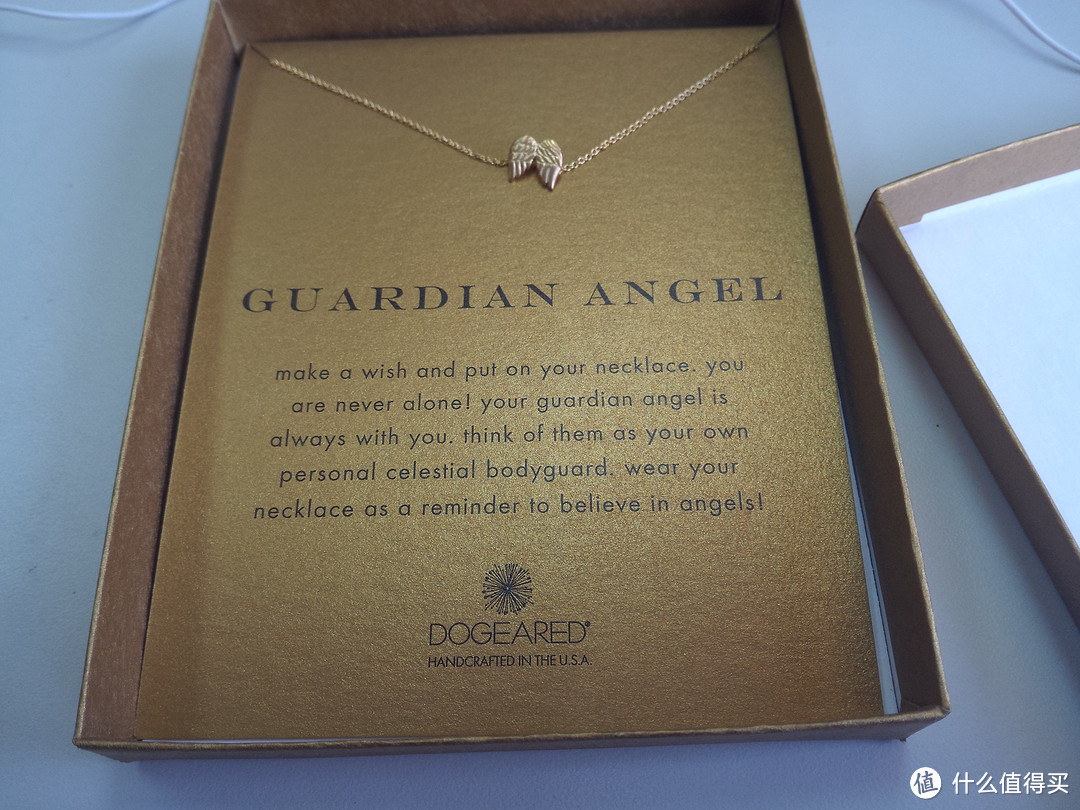 项链开箱：DOGEARED Reminders Guardian Angel Wing天使之翼