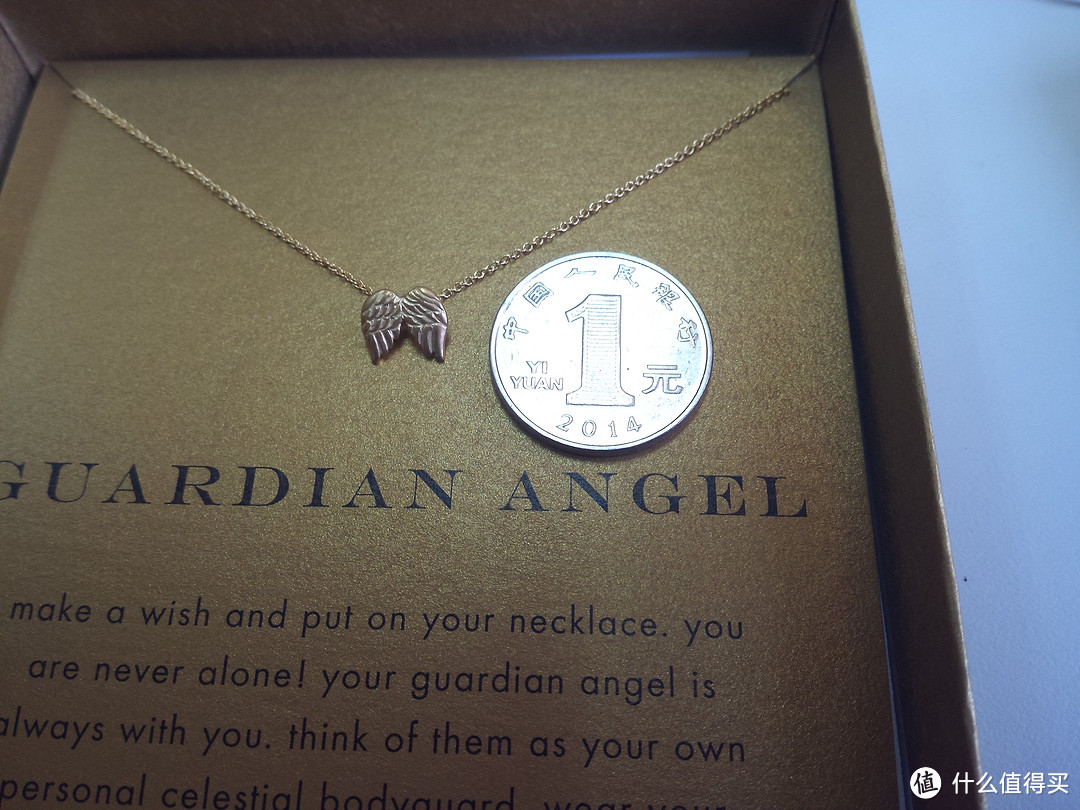 项链开箱：DOGEARED Reminders Guardian Angel Wing天使之翼