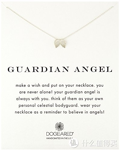 项链开箱：DOGEARED Reminders Guardian Angel Wing天使之翼