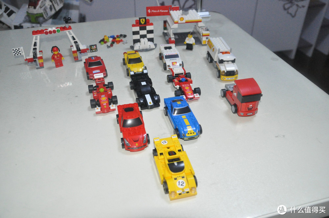 #本站首晒# LEGO 2015 Shell Ferrari set 壳牌法拉利展示盒及40190-40196法拉利小车套装