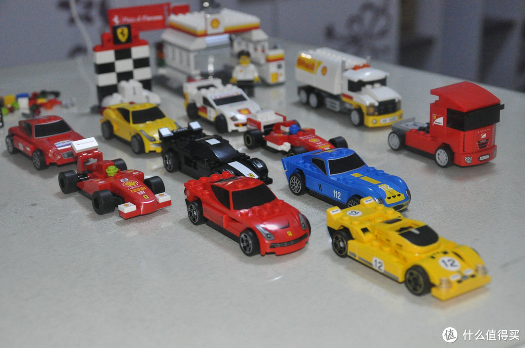 #本站首晒# LEGO 2015 Shell Ferrari set 壳牌法拉利展示盒及40190-40196法拉利小车套装