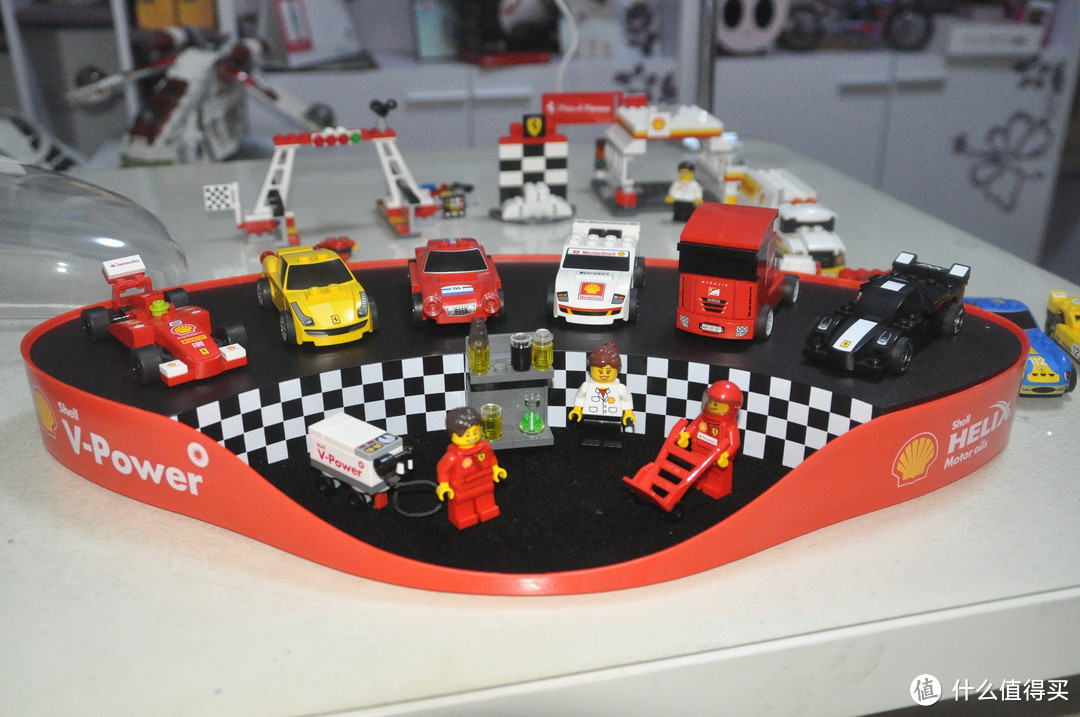 #本站首晒# LEGO 2015 Shell Ferrari set 壳牌法拉利展示盒及40190-40196法拉利小车套装