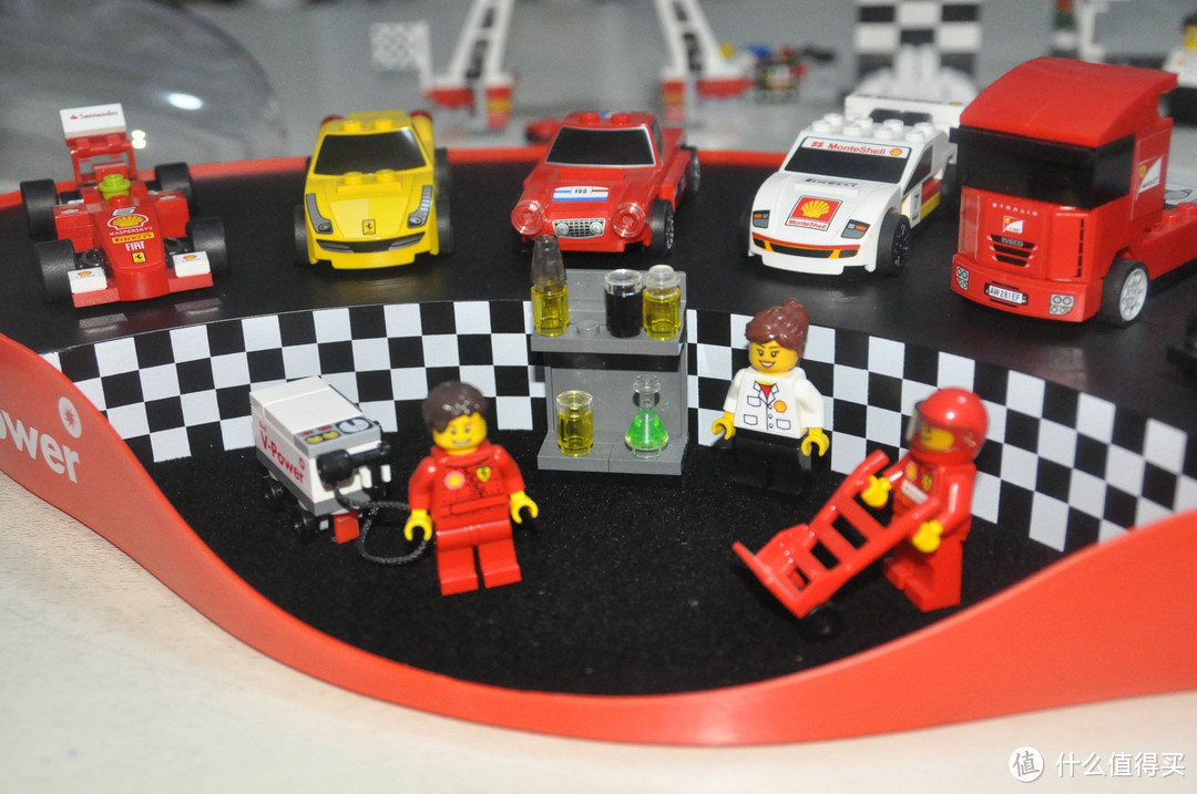 #本站首晒# LEGO 2015 Shell Ferrari set 壳牌法拉利展示盒及40190-40196法拉利小车套装