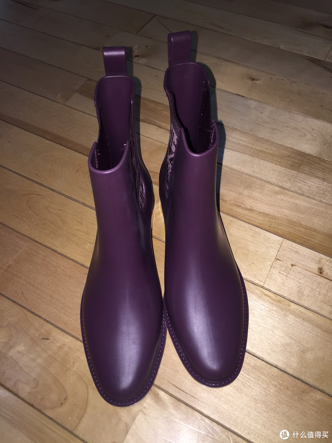 #本站首晒# 来自英国的雨靴 — Mel by Melissa Mel Plum 女士短靴开箱