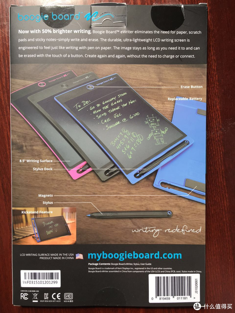 Boogie Board Jot 8.5 LCD eWriter 电子手写板开箱及使用报告