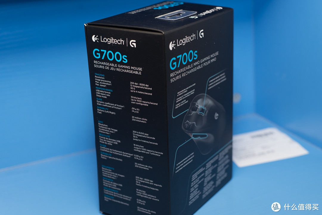 罗技G700s无线鼠 包装