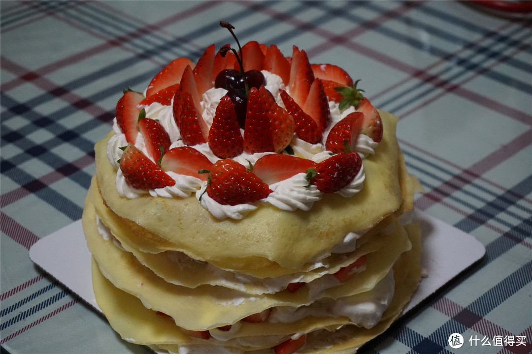 草莓千层裸蛋糕