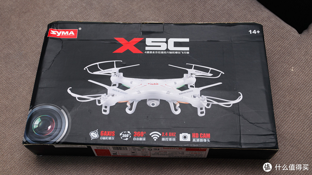 #本站首晒# SYMA 司马 航模X5C 四轴航拍飞行器 开箱&试玩