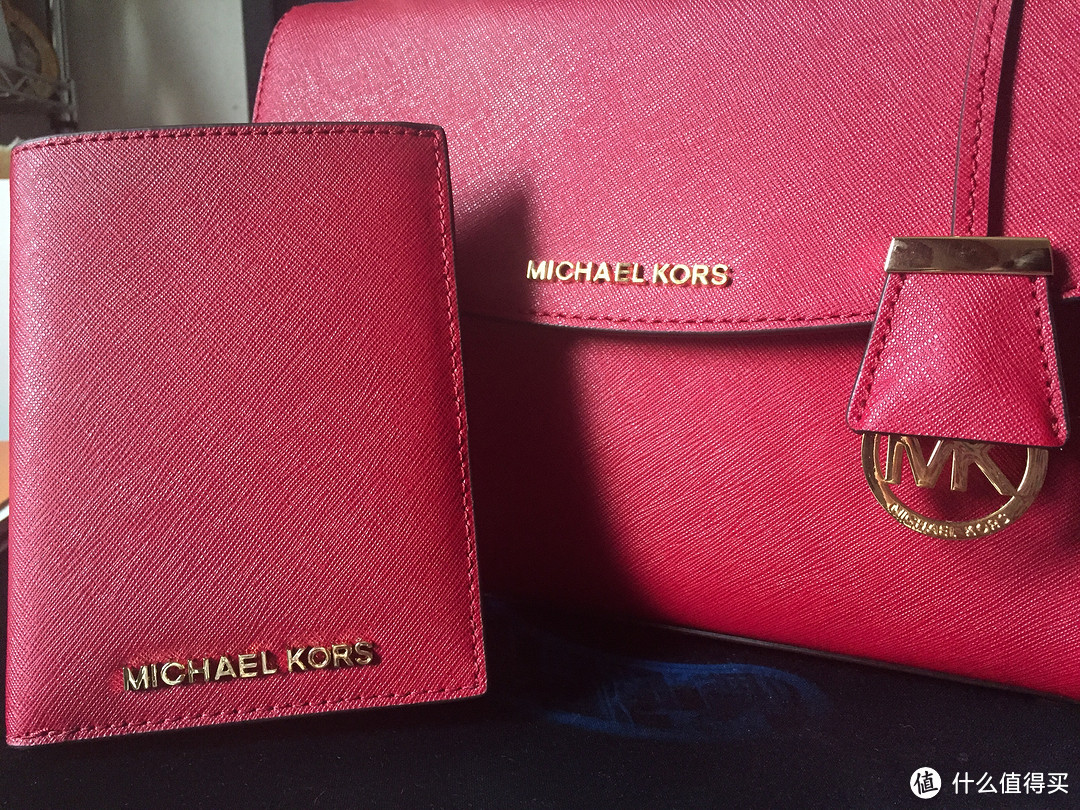 梅西支付宝直邮 MICHAEL Michael Kors Jet Set Travel 护照钱包