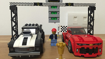 dope的乐高日记 篇十二：#本站首晒# LEGO 乐高 75874 赛车系列 雪弗兰科迈罗直线竞速 