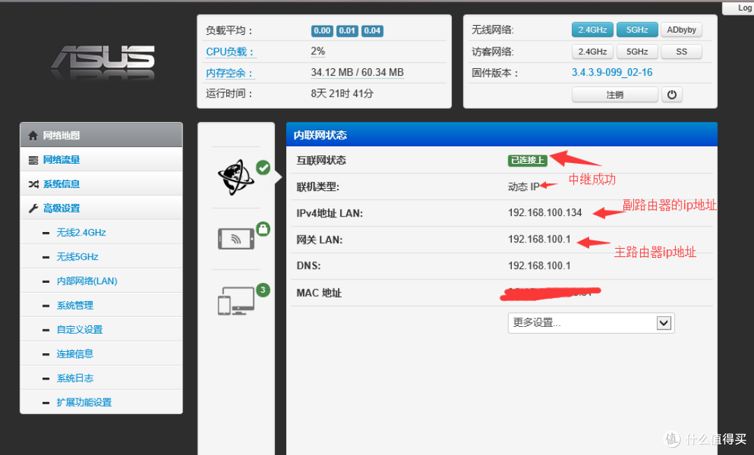 免费的午餐要吃好!斐讯PSG1208 k1双频路由器刷华硕固件设置无线中继详解