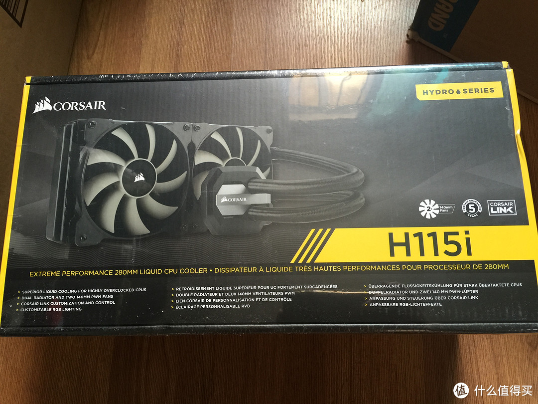 #本站首晒# 最新旗舰！CORSAIR 海盗船 一体水冷 H115i