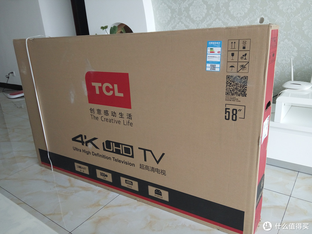 TCL D58A620U 58英寸观影王开箱及折腾情况