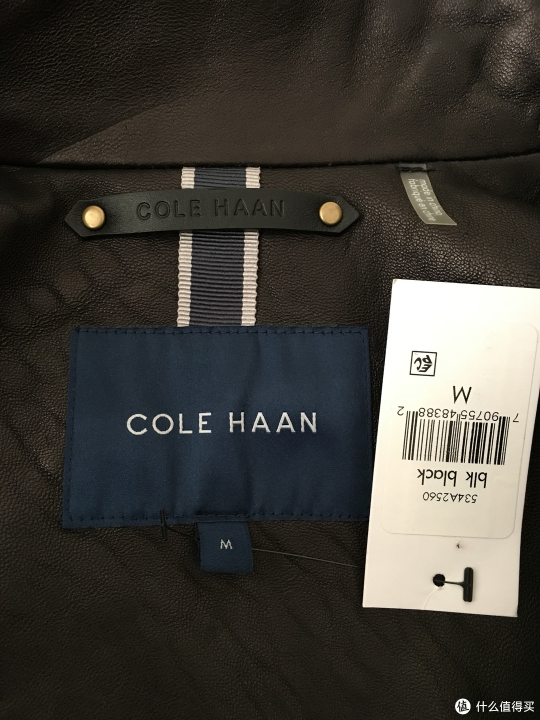 COLE HAAN Smooth Leather Moto Jacket 男款羊羔皮夹克开箱（真人兽）