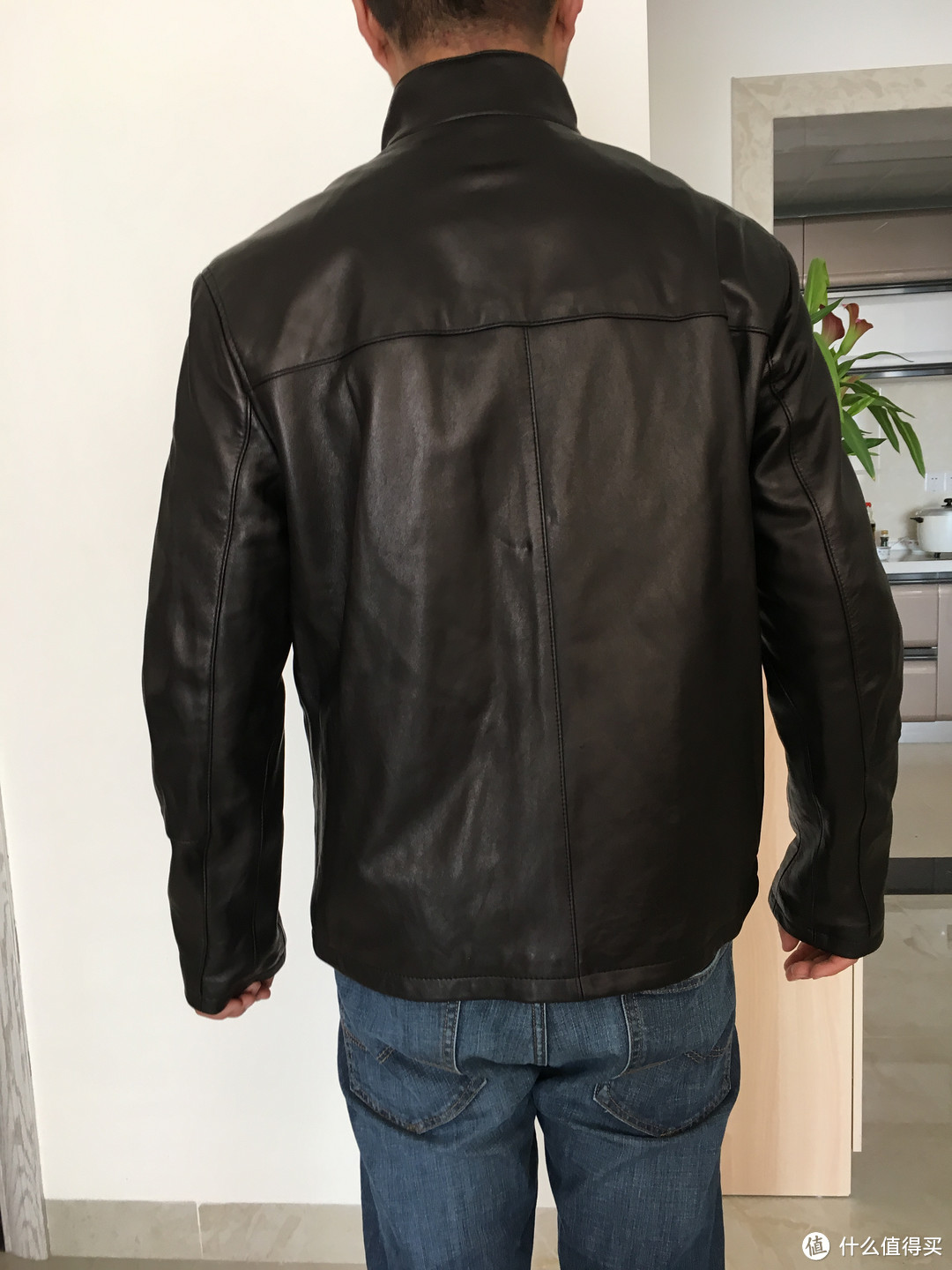 COLE HAAN Smooth Leather Moto Jacket 男款羊羔皮夹克开箱（真人兽）