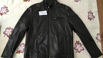 COLE HAAN Smooth Leather Moto Jacket 男款羊羔皮夹克开箱（真人兽）