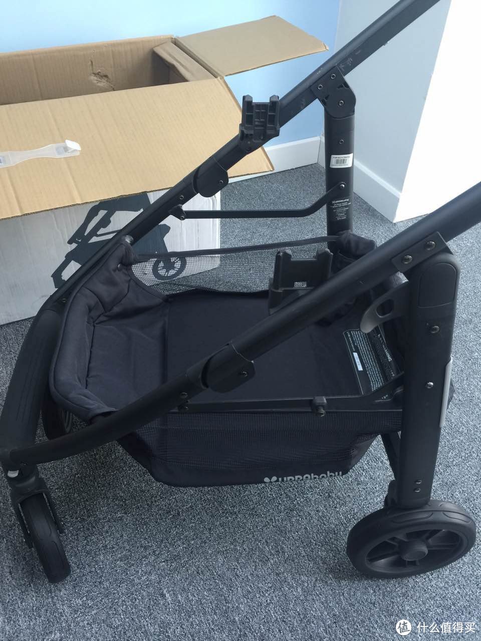 新手妈妈的使用初体验：uppababy cruz 婴儿车 开箱晒货