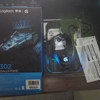 罗技 G302电竞游戏鼠标外观展示(包装|线材|脚贴|灯光)