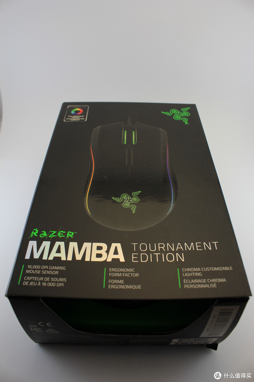 为信仰之光买单，雷蛇 Razer 曼巴眼镜蛇 竞技版 鼠标 开箱