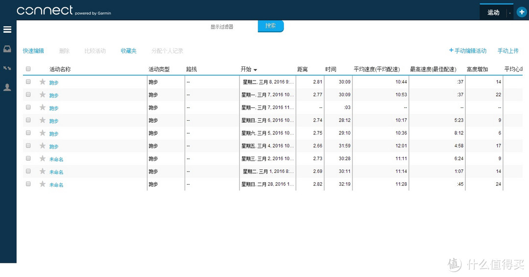 Garmin 佳明运动 Forerunner 10简单使用报告