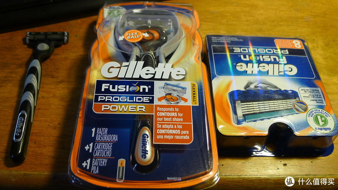 美亚直邮 Gillette 吉列 Fusion Proglide Power Razor 锋隐致顺动力刮胡刀加锋隐致顺刀头 晒单