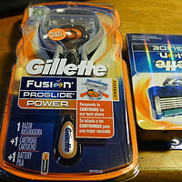 美亚直邮 Gillette 吉列 Fusion Proglide Power Razor 锋隐致顺动力刮胡刀加锋隐致顺刀头 晒单