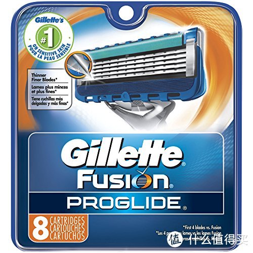 美亚直邮 Gillette 吉列 Fusion Proglide Power Razor 锋隐致顺动力刮胡刀加锋隐致顺刀头 晒单