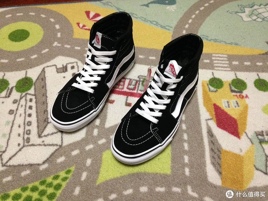 我要的魔鬼步伐！VANS SK8-HI经典黑白配色滑板鞋