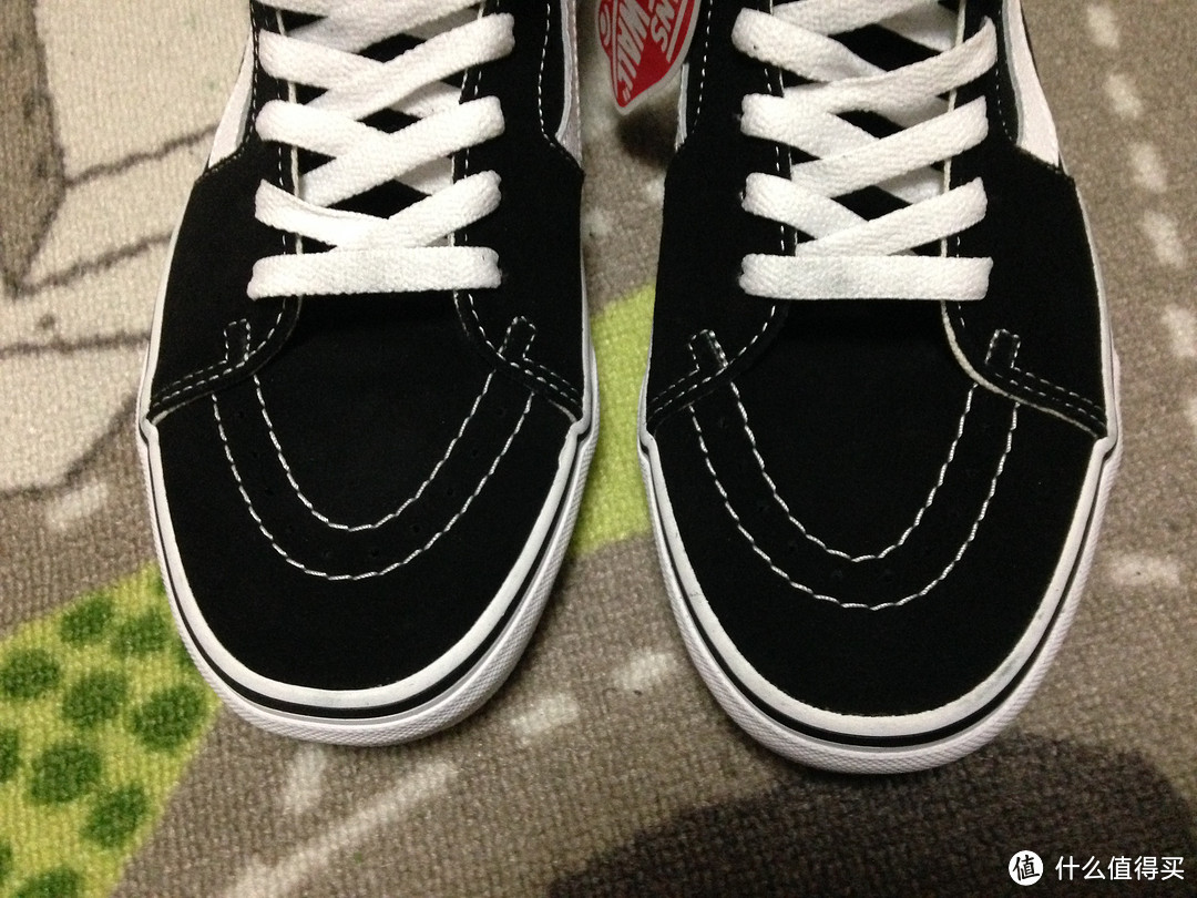 我要的魔鬼步伐！VANS SK8-HI经典黑白配色滑板鞋