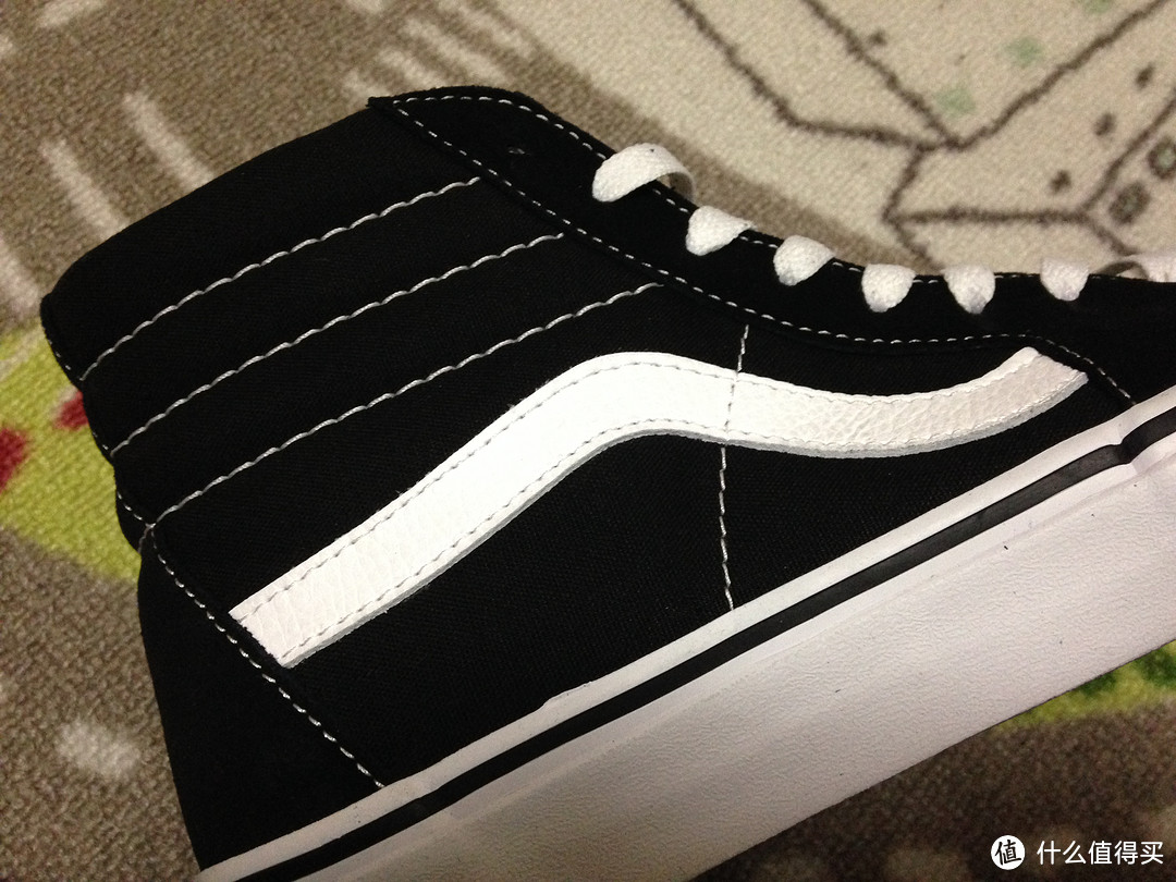 我要的魔鬼步伐！VANS SK8-HI经典黑白配色滑板鞋