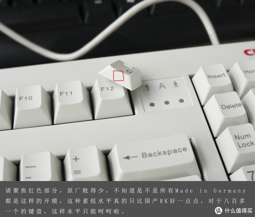 老公同款、情怀至上：Cherry G80-1808LECEU-0 白色奶轴机械键盘