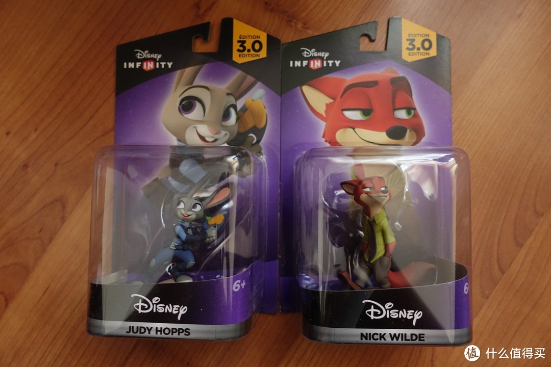 神还原！疯狂动物城 尼克&朱迪，DISNEY INFINITY 3.0 玩偶 火速开箱