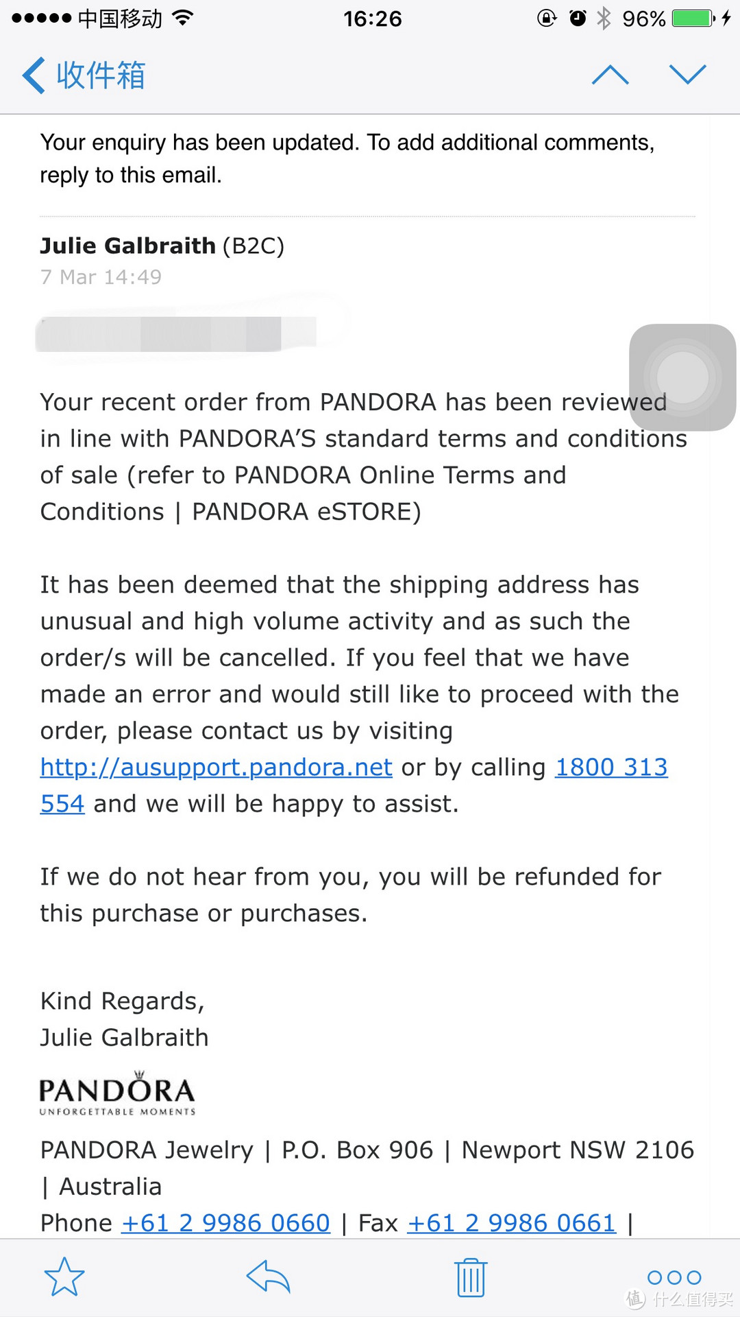 PANDORA 潘多拉 澳洲官网购物心得及手链 开箱