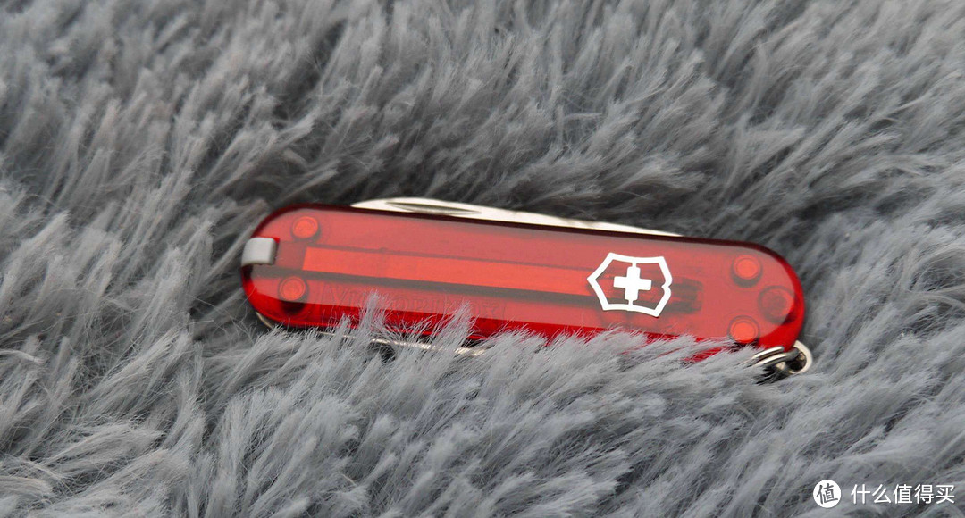 #本站首晒# 精致小巧，是为典范 — Victorinox 维氏军刀 典范 0.6223.T 透明红