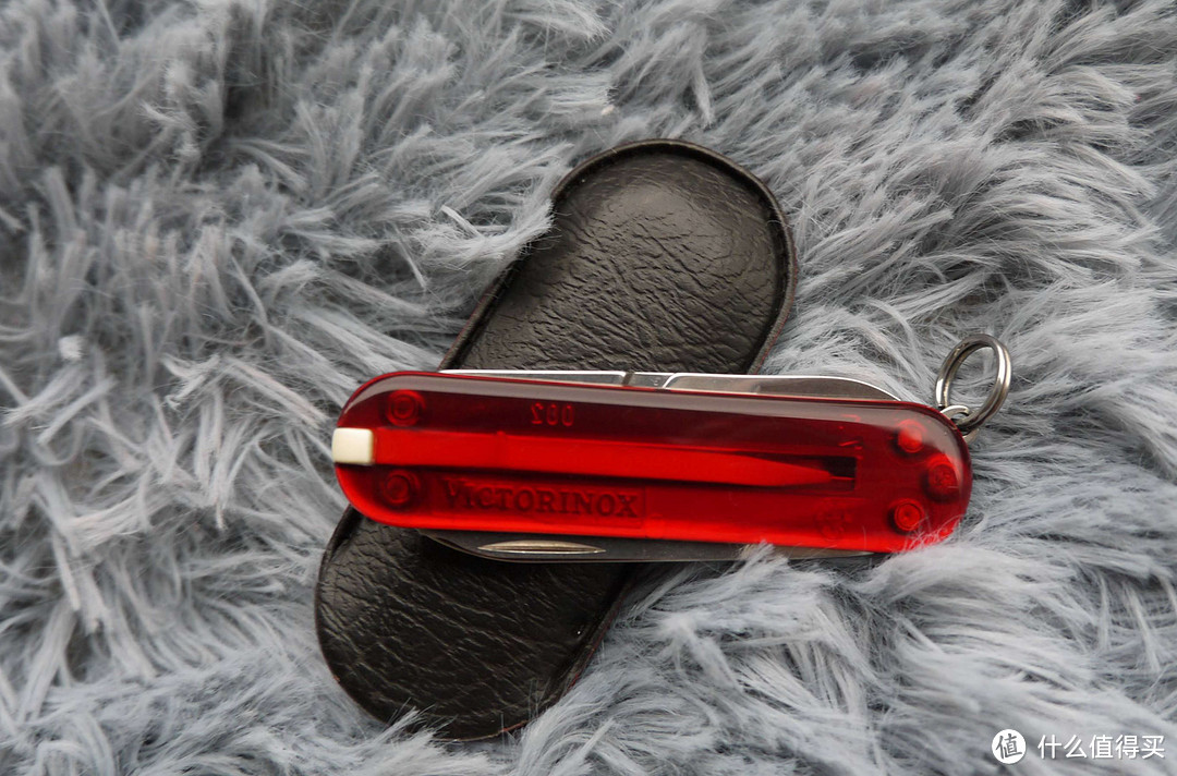 #本站首晒# 精致小巧，是为典范 — Victorinox 维氏军刀 典范 0.6223.T 透明红