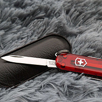 #本站首晒# 精致小巧，是为典范 — Victorinox 维氏军刀 典范 0.6223.T 透明红