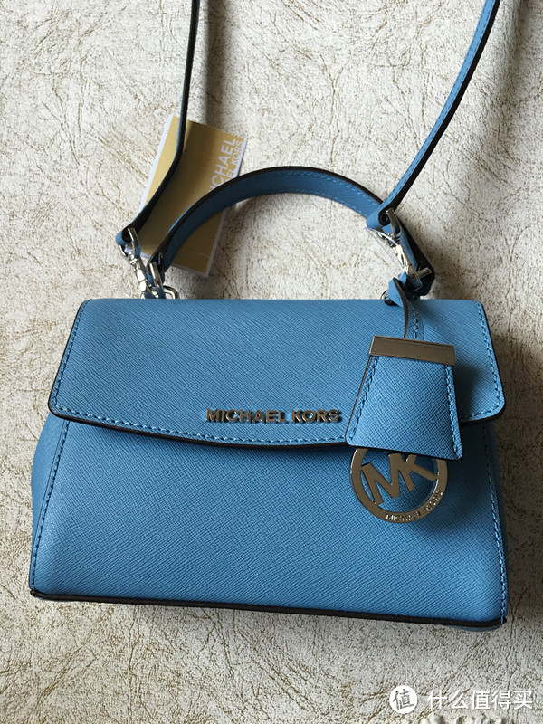 拔草MK：MICHAEL KORS AVA MINI雾霾蓝开箱