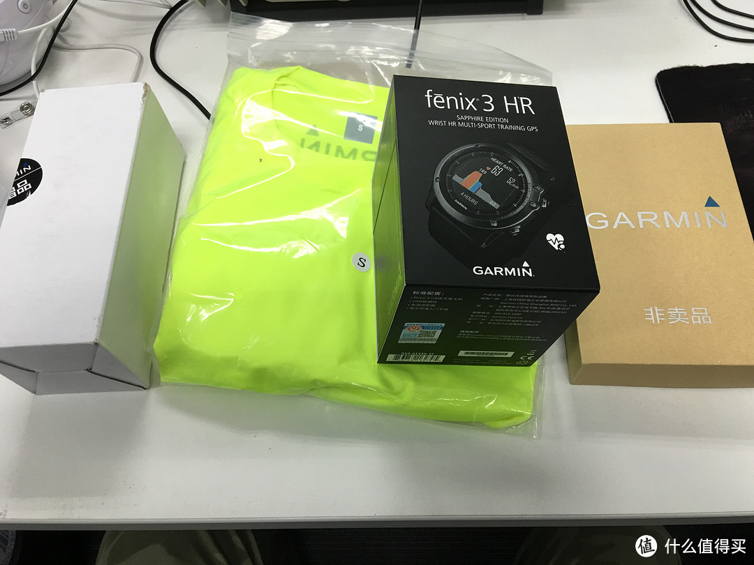 #本站首晒# GARMIN 佳明 Fenix 3 HR 国行英文版 开箱