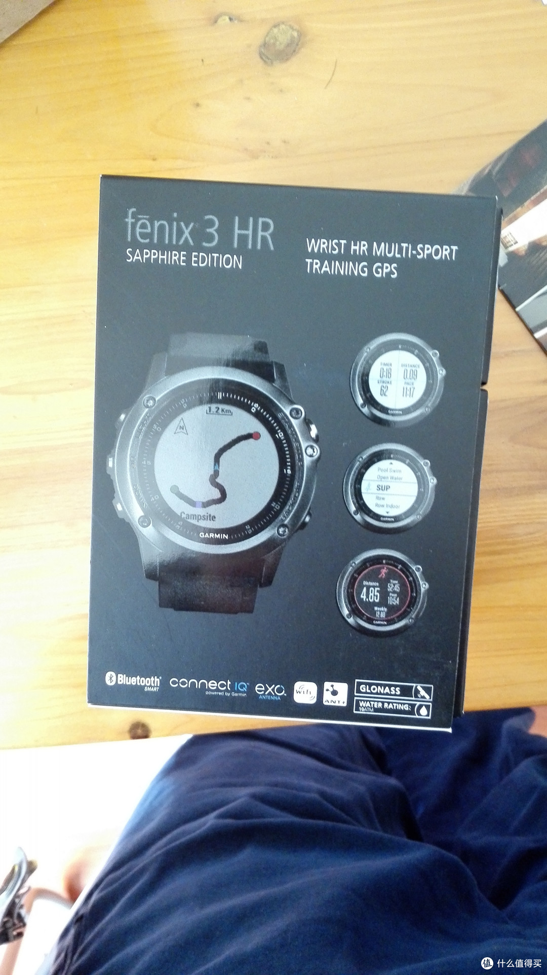 国行蓝宝石 Garmin 佳明 Fenix3 HR版 开箱