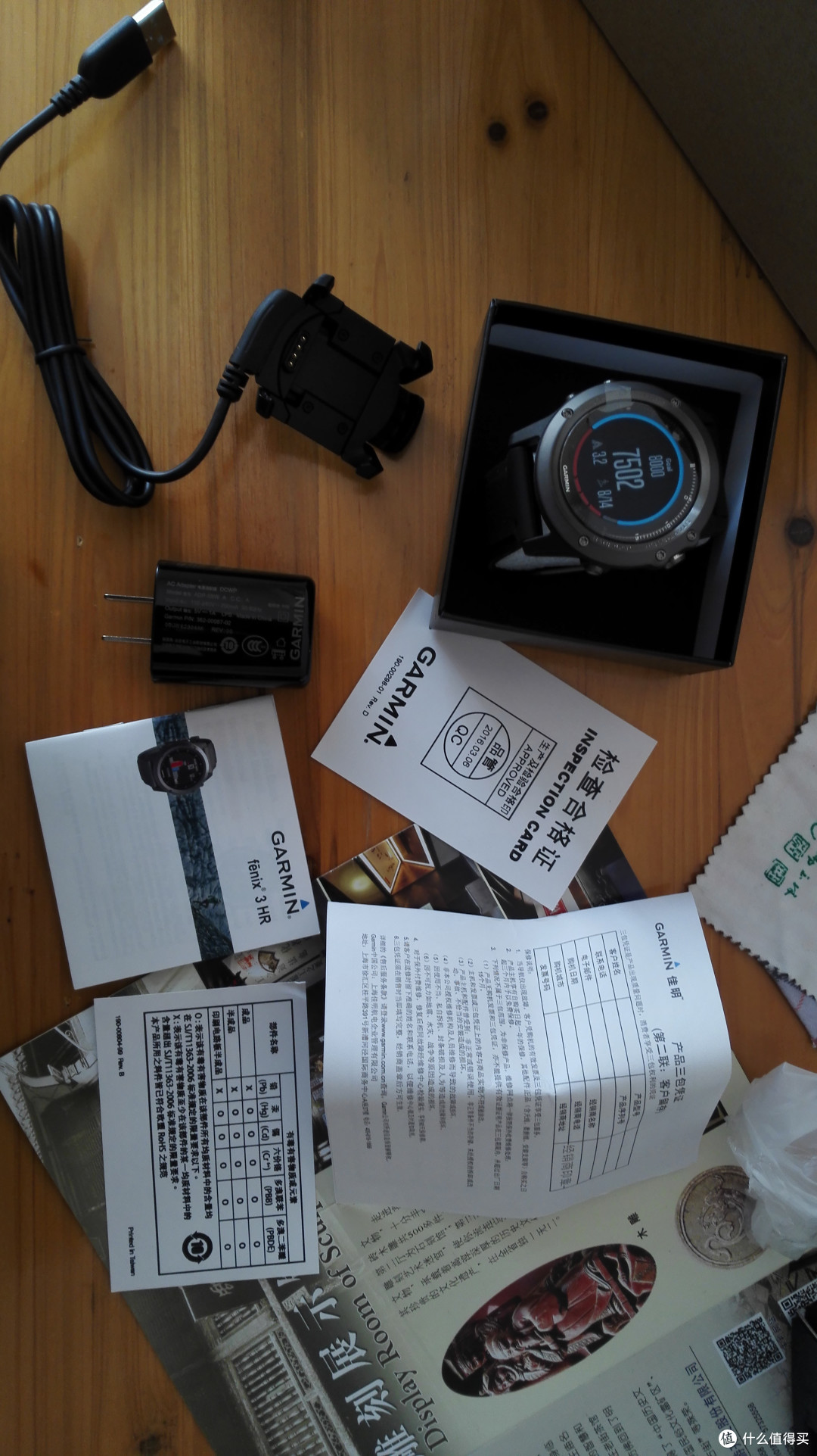 国行蓝宝石 Garmin 佳明 Fenix3 HR版 开箱