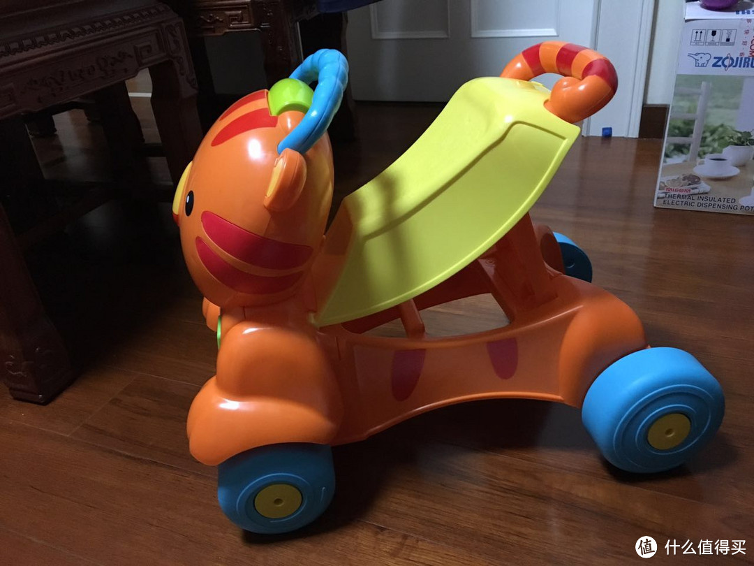 宝贝走路小伴侣：Fisher-Price 费雪 二合一老虎学步车