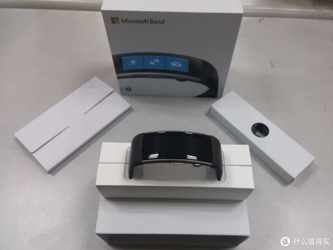 Microsoft Band 2 微软手环 2 更新中文字体+美亚10日到手开箱