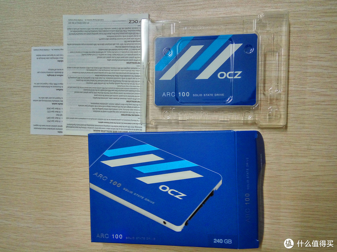 OCZ 饥饿鲨 Arc 100固态硬盘 + databus 存储巴士 硬盘盒